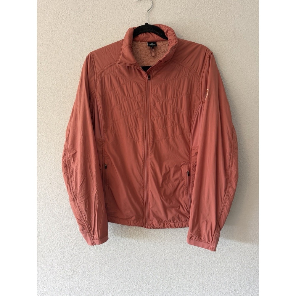 KUHL Jacket Womens Large Orange The One Fleece Lined Windproof Water Resistant